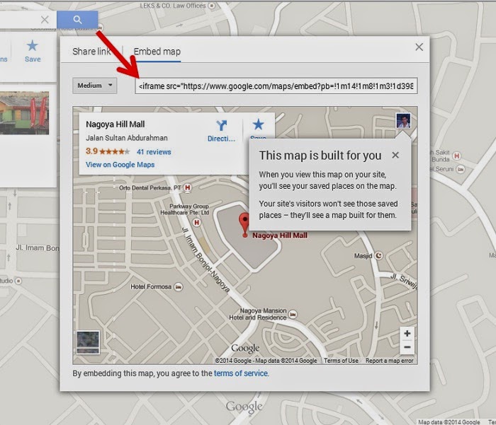 Cara Memasang dan Menampilkan Peta Google Map di Website (Blogspot/Wordpress)